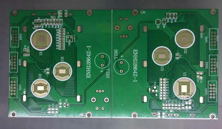 4层镀金显示屏板